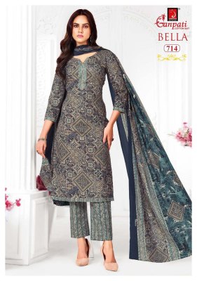 Ganpati Bella Vol 7 Kurti Pant With Dupatta Pure Cotton Printed Kurti Wholesale kurtis catalogs