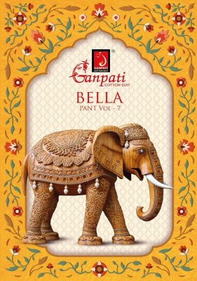 Ganpati Bella Vol 7 Kurti Pant With Dupatta Pure Cotton Printed Kurti Wholesale kurtis catalogs