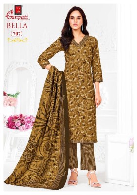 Ganpati Bella Vol 7 Kurti Pant With Dupatta Pure Cotton Printed Kurti Wholesale kurtis catalogs