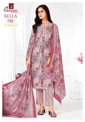 Ganpati Bella Vol 7 Unstitched Cotton Dress Material  Heavy Cotton Top And Bottom  Pure Cotton Dupatta Wholesale dress material catalogs