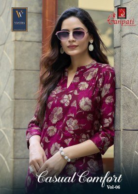 Ganpati Casual Comfort Vol 6 Long Co-ord Set Wholesale Price 
