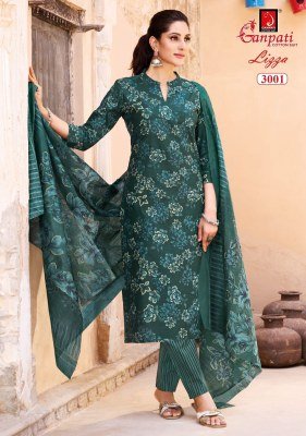 Ganpati Lizza Vol-3 Pure Cotton Printed Kurti Pant with Dupatta wholesale catalogs