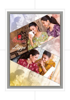 Ganpati Lizza Vol-3 Pure Cotton Printed Kurti Pant with Dupatta kurti pant with dupatta Catalogs