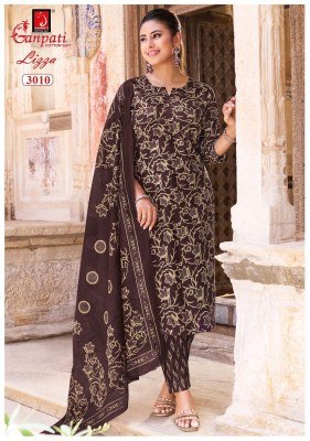 Ganpati Lizza Vol-3 Pure Cotton Printed Kurti Pant with Dupatta kurti pant with dupatta Catalogs