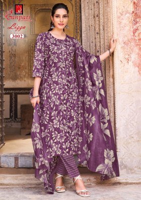Ganpati Lizza Vol-3 Pure Cotton Printed Kurti Pant with Dupatta kurti pant with dupatta Catalogs