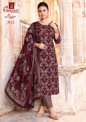 Ganpati Lizza Vol-3 Pure Cotton Printed Kurti Pant with Dupatta kurti pant with dupatta Catalogs