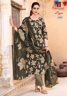 Ganpati Lizza Vol-3 Pure Cotton Printed Kurti Pant with Dupatta kurti pant with dupatta Catalogs