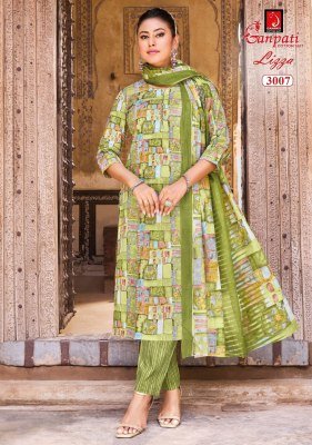 Ganpati Lizza Vol-3 Pure Cotton Printed Kurti Pant with Dupatta kurti pant with dupatta Catalogs