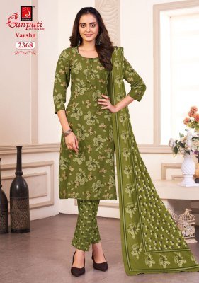 Ganpati Varsha Vol 12 Cotton Printed Kurti Pant with Dupatta Cotton Ethnic Set Wholesale kurti pant with dupatta Catalogs