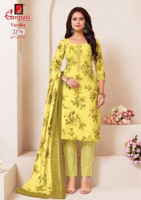 Ganpati Varsha Vol 12 Cotton Printed Kurti Pant with Dupatta Cotton Ethnic Set Wholesale kurti pant with dupatta Catalogs