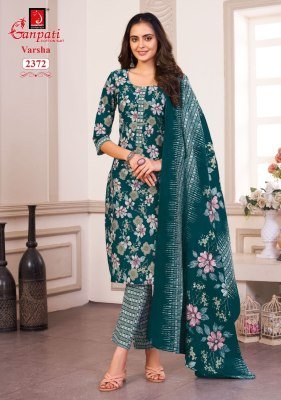 Ganpati Varsha Vol 12 Cotton Printed Kurti Pant with Dupatta Cotton Ethnic Set Wholesale kurti pant with dupatta Catalogs