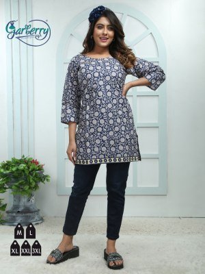 Garberry present fancy pure cotton fabric western top catalogue at low rate western wear catalogs