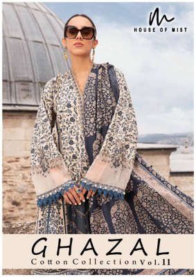 Ghazal vol 11 by House of Mist Pure Cotton Pakistani suit collection at low rate House of mist