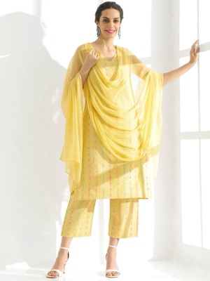 Ghibli studio presented Sleeveless Pure cotton Summer collection  at wholesale rate readymade suit catalogs