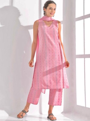 Ghibli studio presented Sleeveless Pure cotton Summer collection  at wholesale rate readymade suit catalogs