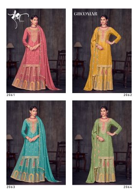 Ghoomar by Radha Trendz Premium Embroidered readymade suit catalogue at amaviexpo readymade suit catalogs