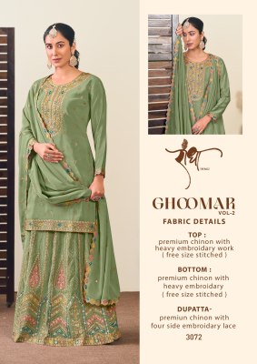 Ghoomar vol 2 by Radha Trendz Heavy embroidered lehenga with top and dupatta collection at affordable rate Amavi