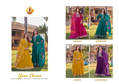 Ghunghat vol 3 by Shruti Suit Party wear Traditional Anarkali suit catalogue at low rate fancy Anarkali suit catalogs