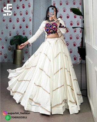 Glamorous Navratri Rayon Lehenga Choli with Original Mirror Gamthi And Sequins Lace Work Wholesale lehenga choli