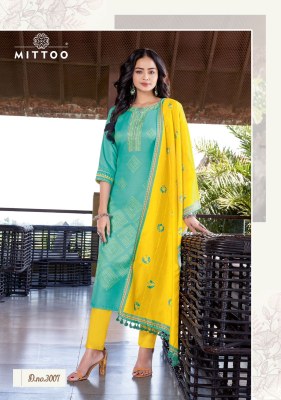 Glamour Style by Mittoo Musline printed cotton kurti pant and dupatta catalogue at affordable rate readymade suit catalogs