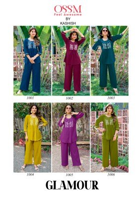 Glamour by Ossm jaipuri flex cotton exclusive short top with pant set at affordable rate  Size wise Combo Set