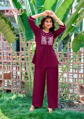 Glamour by Ossm jaipuri flex cotton exclusive short top with pant set at affordable rate  Size wise Combo Set