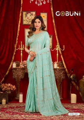 Gobuni Sahiba Prada Silk Saree with Heavy Beads  sarees catalogs