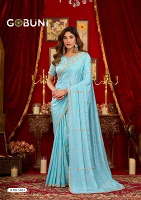 Gobuni Sahiba Prada Silk Saree with Heavy Beads  sarees catalogs