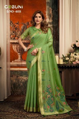 Gobuni Sejal Puri Cotton Zari Border Saree  Wholesale Cotton Sarees sarees catalogs