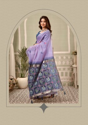 Gobuni Shanaya Premium Cotton Saree with Elegant Woven Zari Border Patola Pallu sarees catalogs