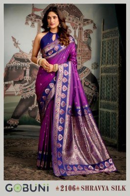 Gobuni Shravya Silk Premium Soft Silk Saree with Mina Work & Jhallar sarees catalogs