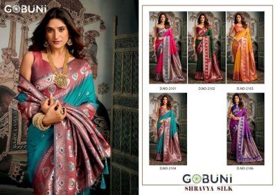Gobuni Shravya Silk Premium Soft Silk Saree with Mina Work & Jhallar sarees catalogs