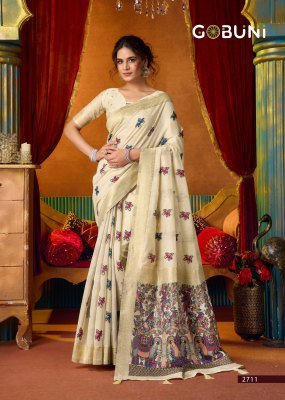 Gobuni Shruti Vol-2 Katha Work Modal Saree Collection sarees catalogs