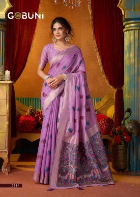 Gobuni Shruti Vol-2 Katha Work Modal Saree Collection sarees catalogs
