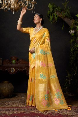 Gobuni Sundari Vol 2 Organza Khadi Saree with Zhallar sarees catalogs