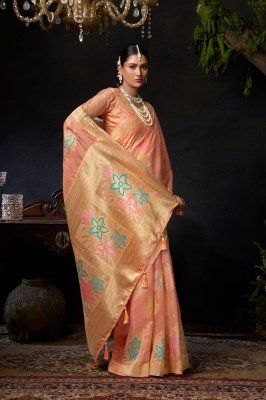 Gobuni Sundari Vol 2 Organza Khadi Saree with Zhallar sarees catalogs