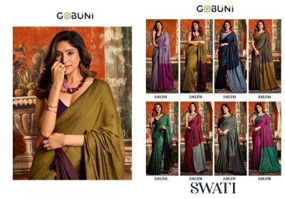 Gobuni Swati Mal Cotton Saree Collection with Contrast Pallu & Fancy Tassels sarees catalogs