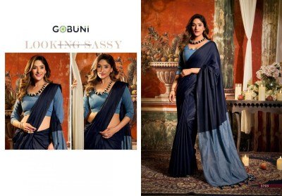 Gobuni Swati Mal Cotton Saree Collection with Contrast Pallu & Fancy Tassels sarees catalogs