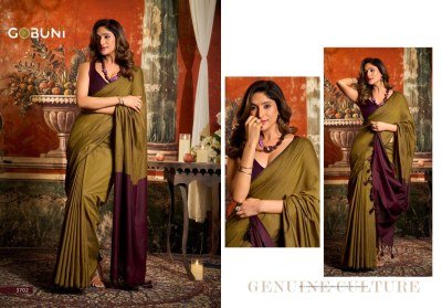 Gobuni Swati Mal Cotton Saree Collection with Contrast Pallu & Fancy Tassels sarees catalogs