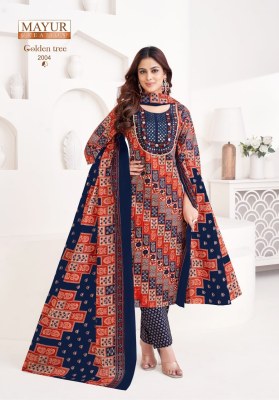 Golden tree vol 2 by Mayur Fashion Fully stitched kurti bottom and dupatta at low rate readymade suit catalogs