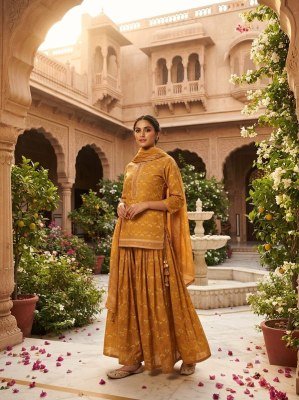 Gopi Dress Pure Cotton Short Kurti  Skirt Dupatta 3-Piece Set Size wise Combo Set