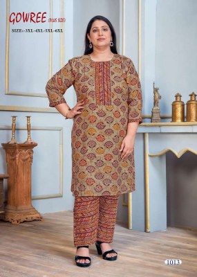 Gowree Plus size Rayon Capsule Kurti with pants set Pik And Choose Kurti collection  kurtis catalogs