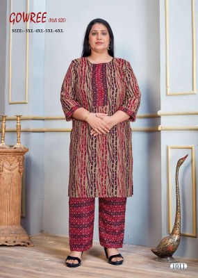 Gowree Plus size Rayon Capsule Kurti with pants set Pik And Choose Kurti collection  kurtis catalogs