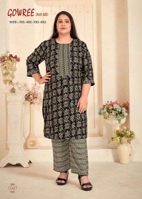 Gowree Plus size Rayon Capsule Kurti with pants set Pik And Choose Kurti collection  kurtis catalogs