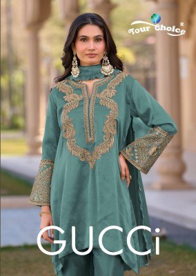 Gucci Collection by Your Choice Readymade Hiraniya Silk Festive Suit 
