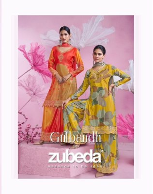 Gul Bandh by Zubeda Designer embroidered free size Pakistani suit catalogue at affordable rate  Amavi
