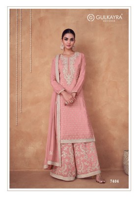 Gulkaya designer by flory  designer front and back work   fancy sharara suit catalog at wholesale price readymade suit catalogs