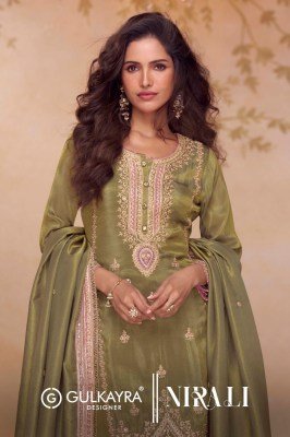 Gulkayra Designer Nirali Real Simar Silk Embroidered Suit Wholesale Ethnic Wear Collection readymade suit catalogs