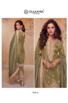 Gulkayra Designer Nirali Real Simar Silk Embroidered Suit Wholesale Ethnic Wear Collection readymade suit catalogs