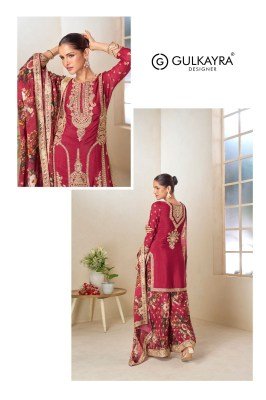 Gulkayra Designer Parul Top  Real Chinon Dupatta And Printed Plazo with Hand Embroidery Wholesale kurtis catalogs